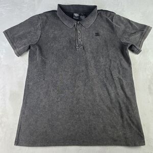 Harley Davidson Polo Shirt Mens XL 1/4 Zip Golf Gray